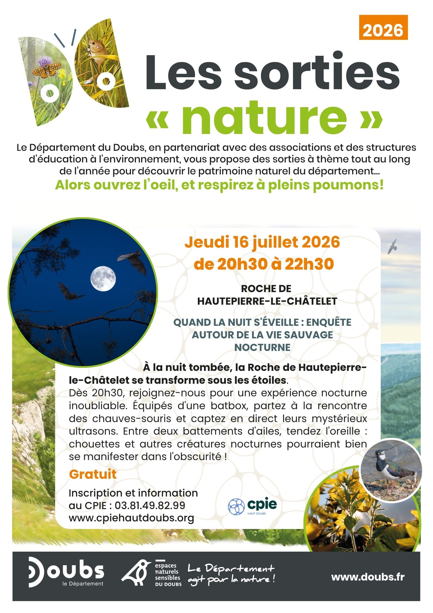 Affiche - 16 juillet - sortie nature